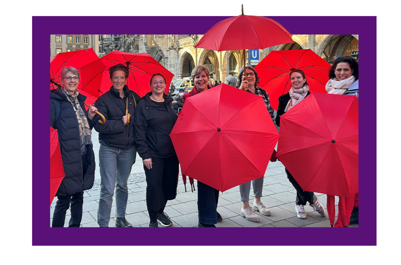 Im Verein für Fraueninteressen setzen wir uns für die Gleichberechtigung von Frauen und Mädchen ein – sowie hier am Equal Pay Day