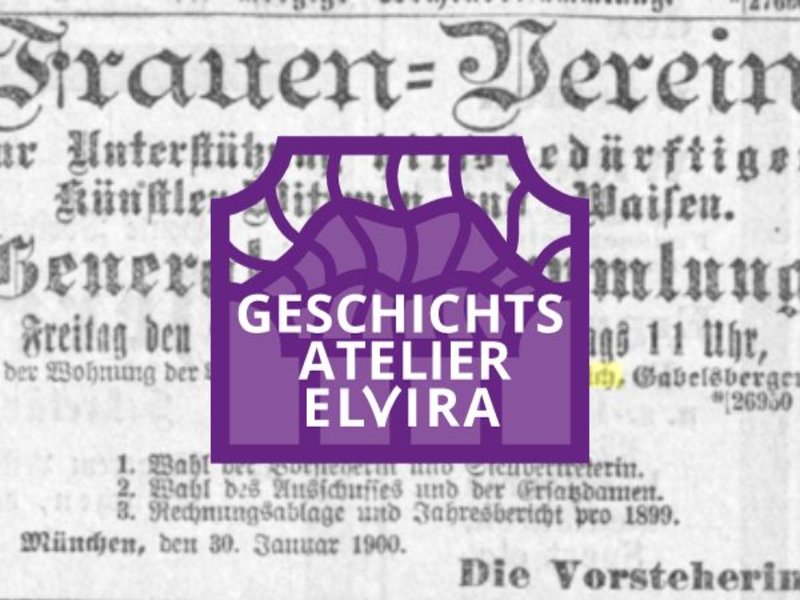 Geschichtsatelier-Elvira_Johanna_Willich-Teaser.jpg Einladung zur General-Versammlung, aus: Münchner Neueste Nachrichten | Johanna Willich