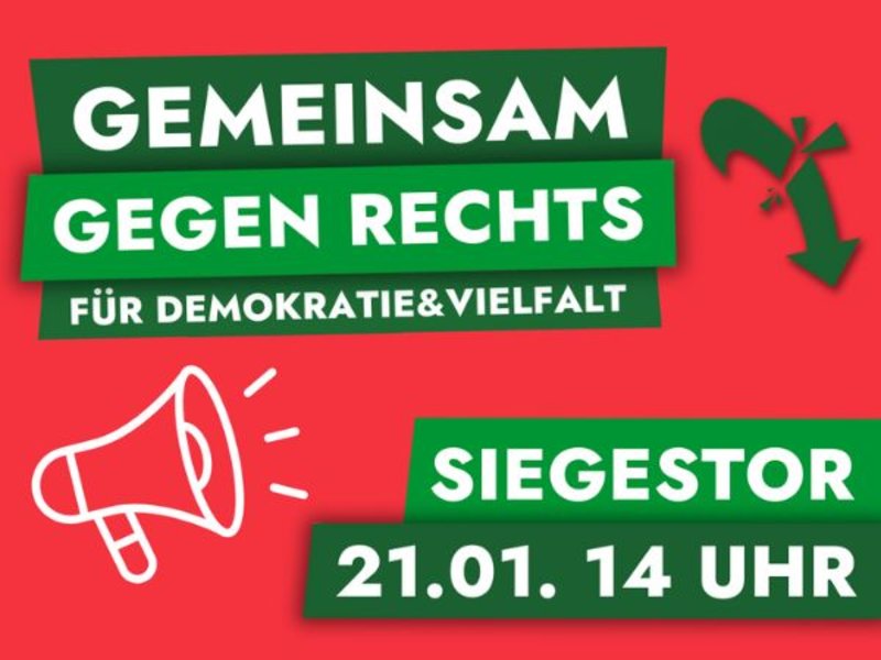 Demo gemeinsam gegen Rechts