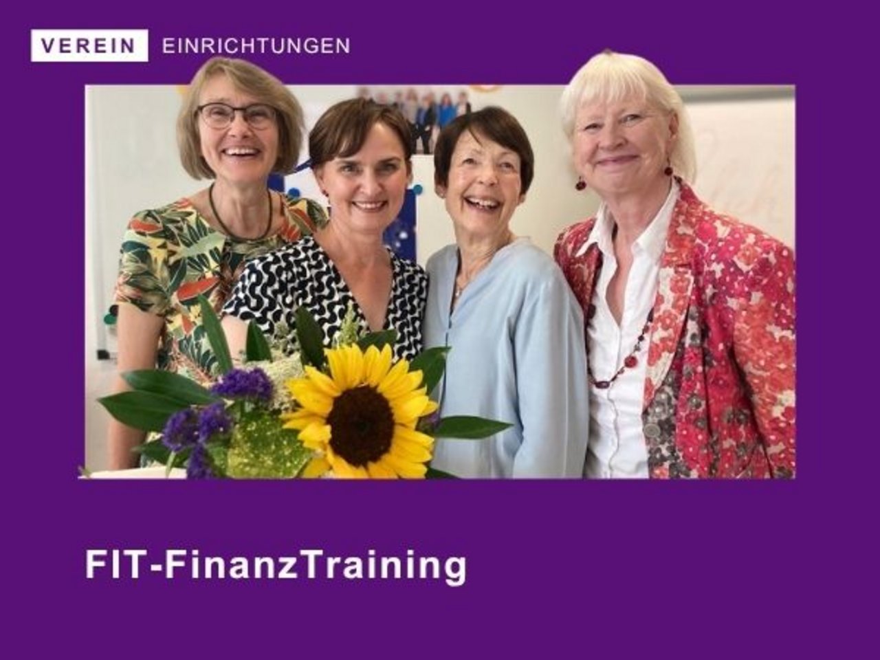 Frauengruppe - Finanztraining unterstützt Haushalte