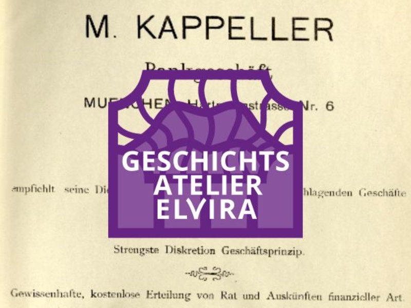 Geschichtsatelier Elvira: Wegbereiterin Mathilde Kappeller