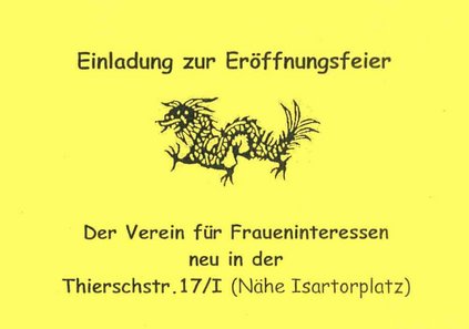 Stadtrundgang Station Thierschstraße – Einladung zur Eröffnungsfeier in die Thierschstraße
