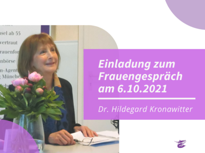 Frauengespräch mit Frau Dr. Kronawitter